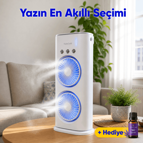3 Kademeli Buharlı Çift Fanlı Hava Soğutucu