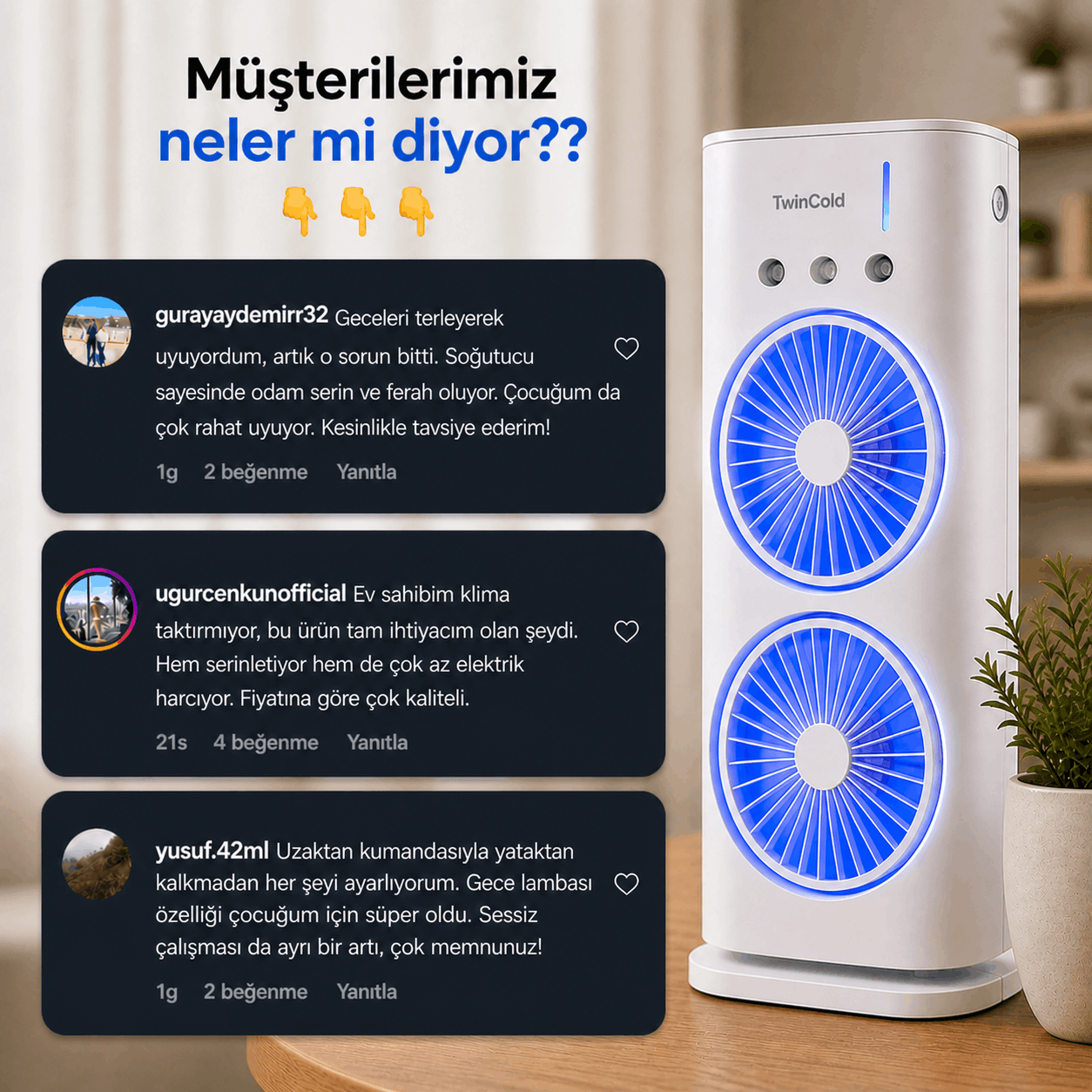 3 Kademeli Buharlı Çift Fanlı Hava Soğutucu